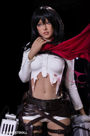 Mikasa Chloe Sex doll (FunWest Doll 159cm A-cup #035 TPE)