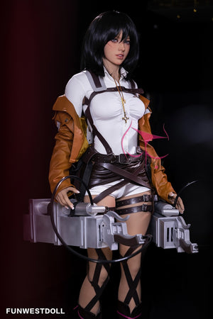 Mikasa Chloe Sex doll (FunWest Doll 159cm A-cup #035 TPE)