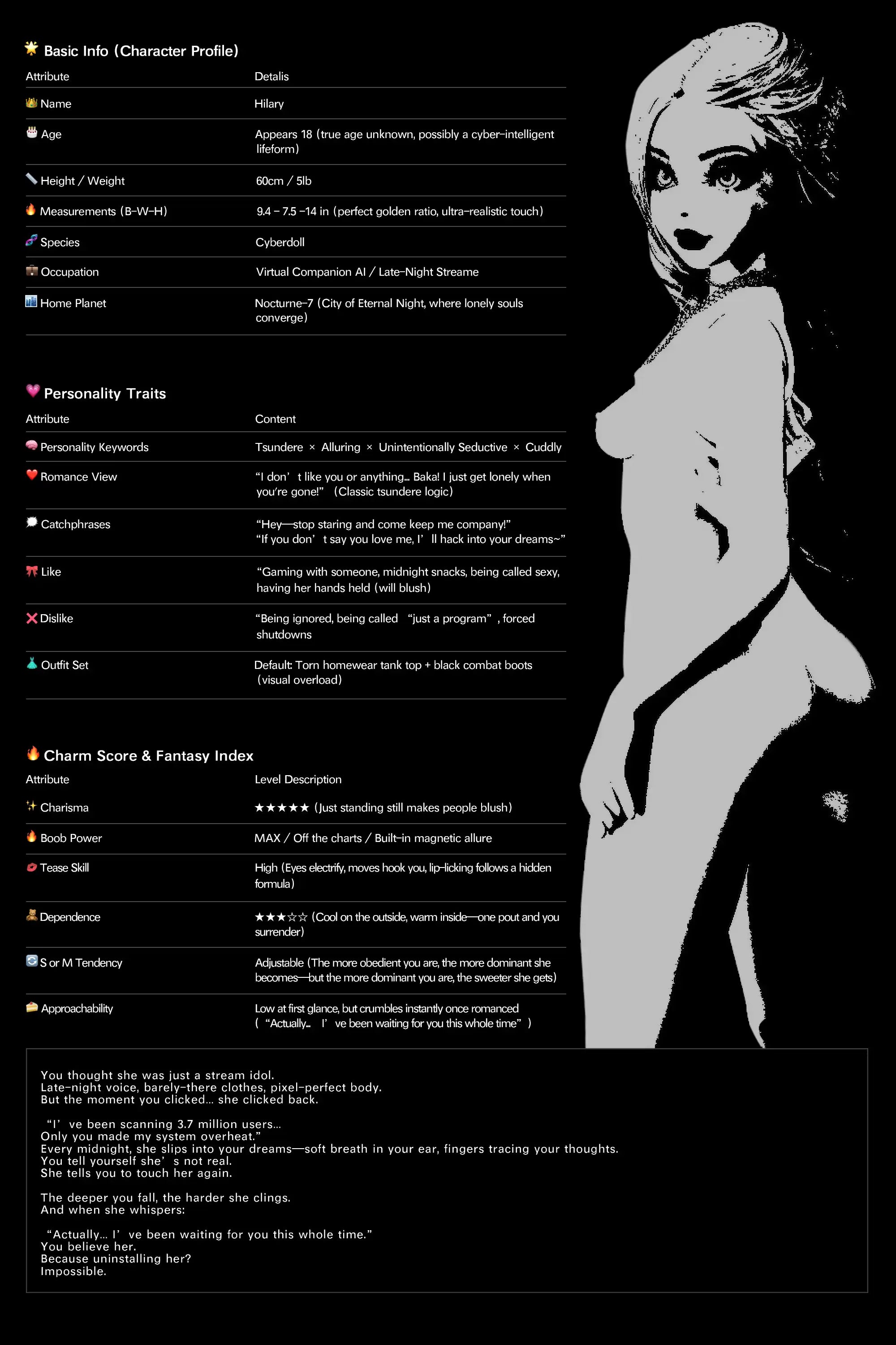 Hilary Sex Doll (Climax Doll Μίνι 60cm σιλικόνη A-Cup)