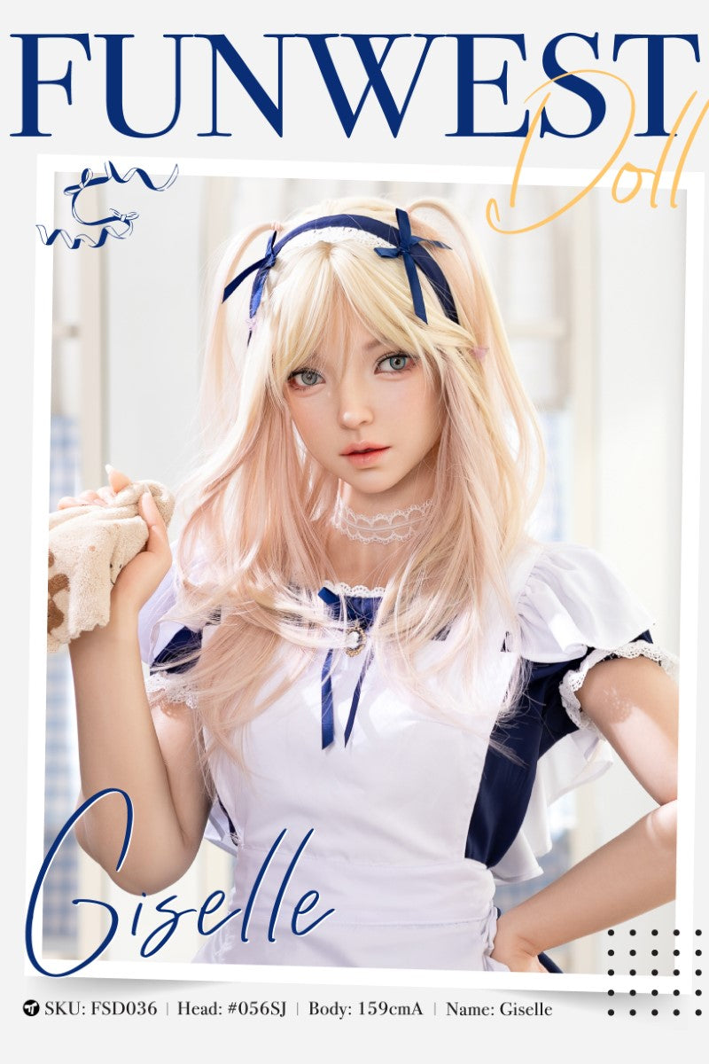Κούκλα σεξ Ζιζέλ (FunWest Doll 159cm A-Cup #056SJ Σιλικόνη)