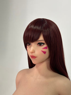 D.Va Hana Song Sex Doll (Game Lady 167cm D-Kupa Νο.23 σιλικόνη)