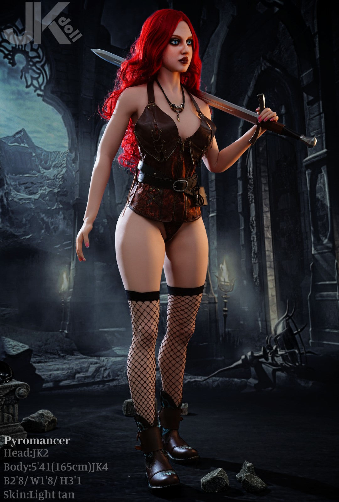 Pyromancer Sex Doll (JK-Doll 165cm D-Cup JK2 TPE)