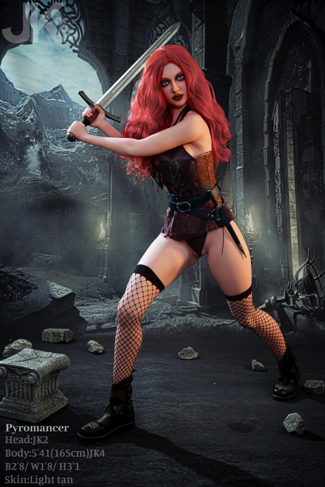 Pyromancer Sex Doll (JK-Doll 165cm D-Cup JK2 TPE)