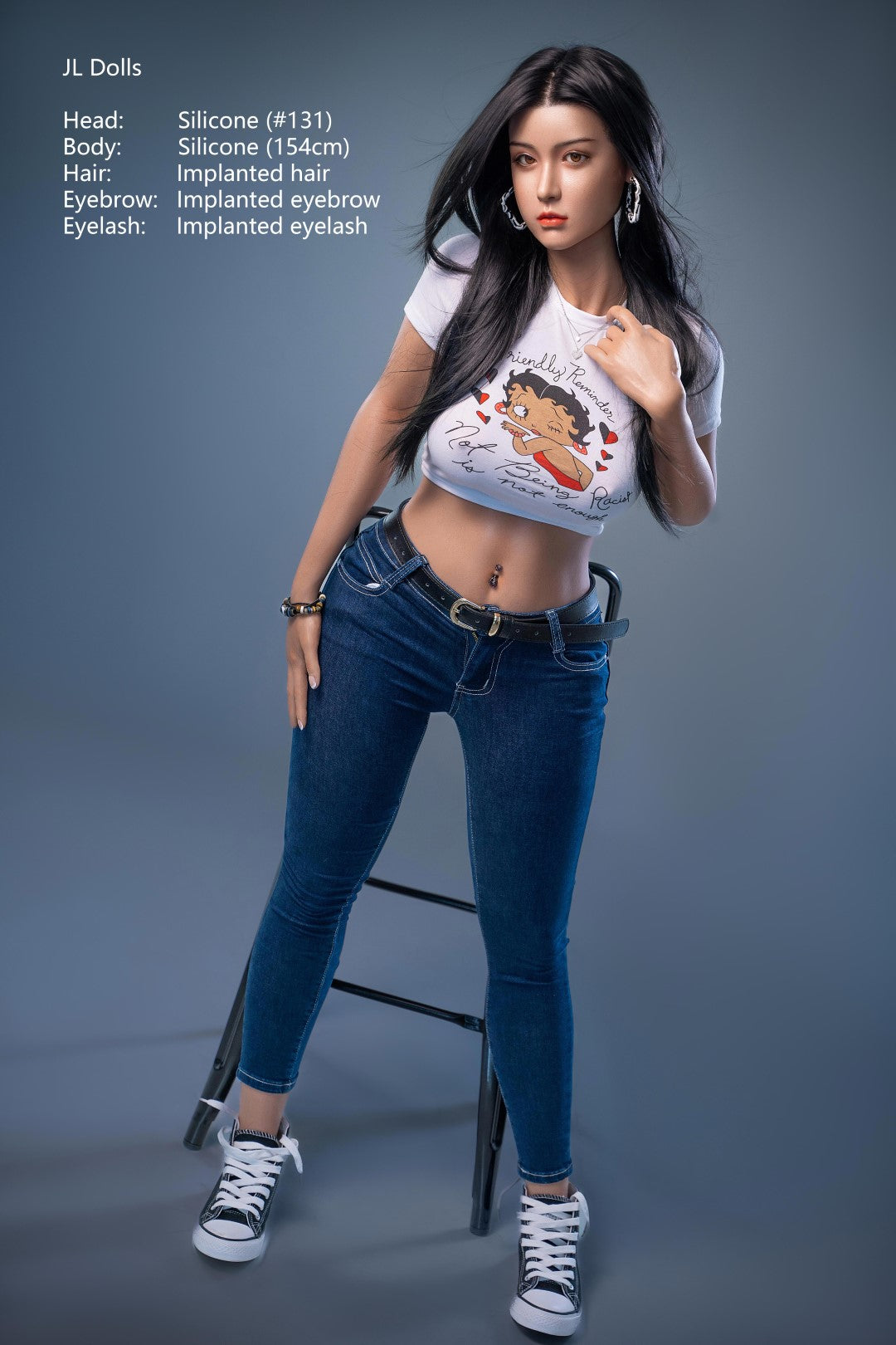 Ρόζι σεξ κούκλα (Jarliet Σιλικόνη C-Cup 154 ​​cm)