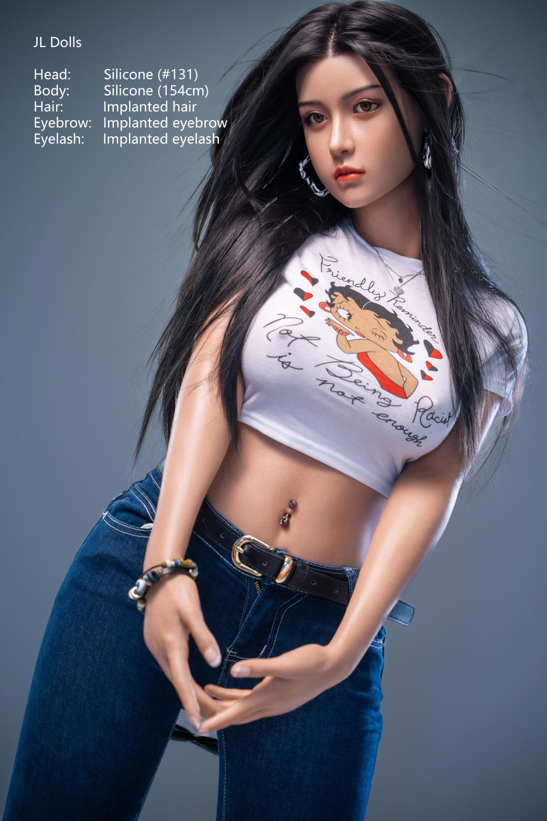 Ρόζι σεξ κούκλα (Jarliet Σιλικόνη C-Cup 154 ​​cm)