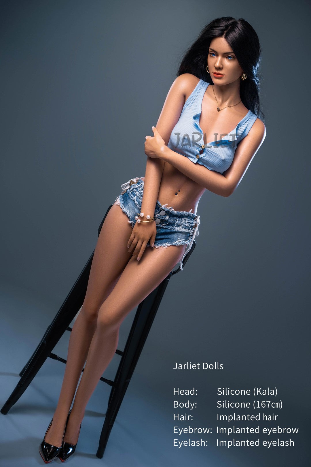Φαλακρή κούκλα σεξ (Jarliet Σιλικόνη B-Cup 167 cm)