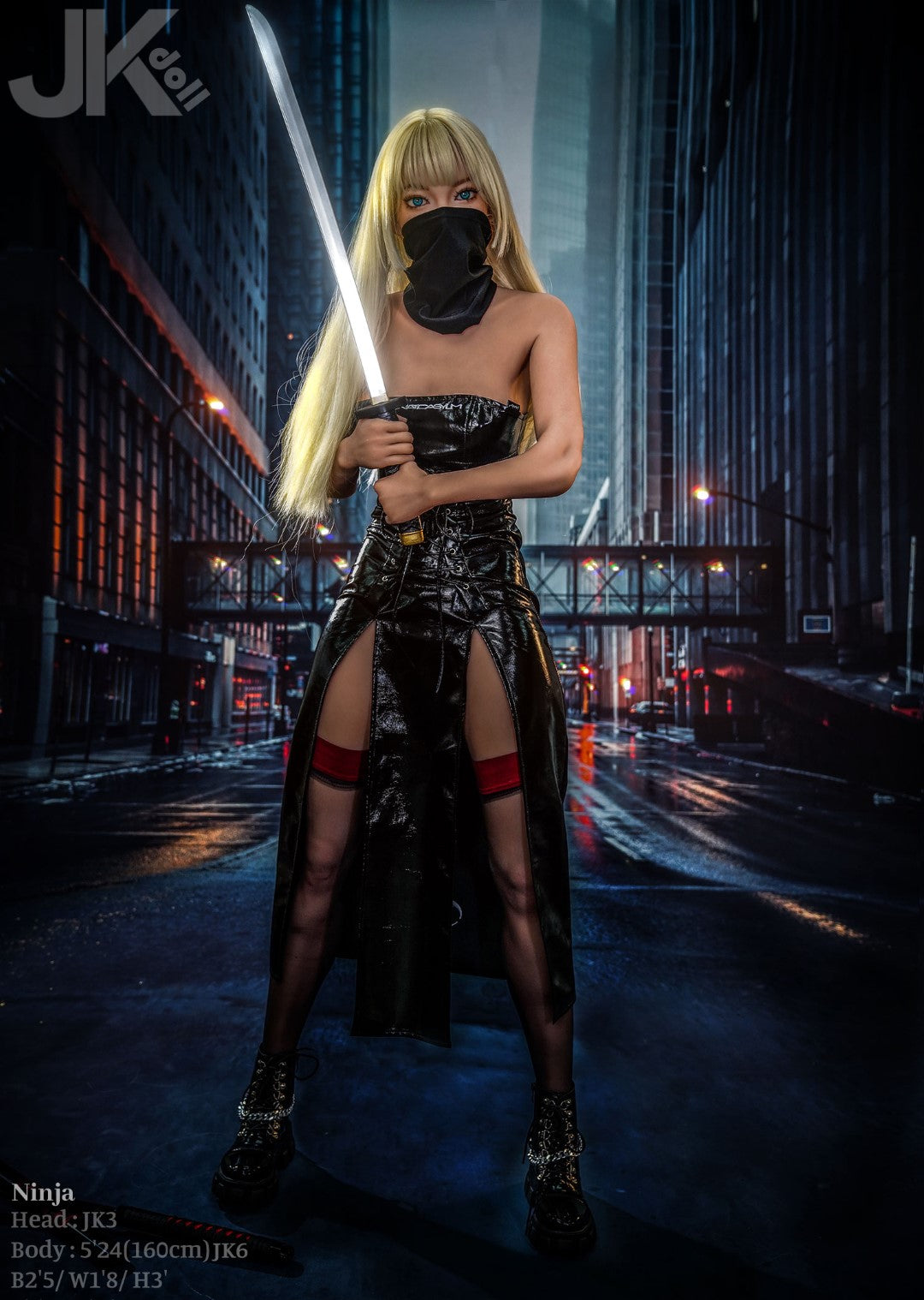 Νίντζα ​​σεξ κούκλα (JK-Doll 160 cm D-Cup JK3 TPE)