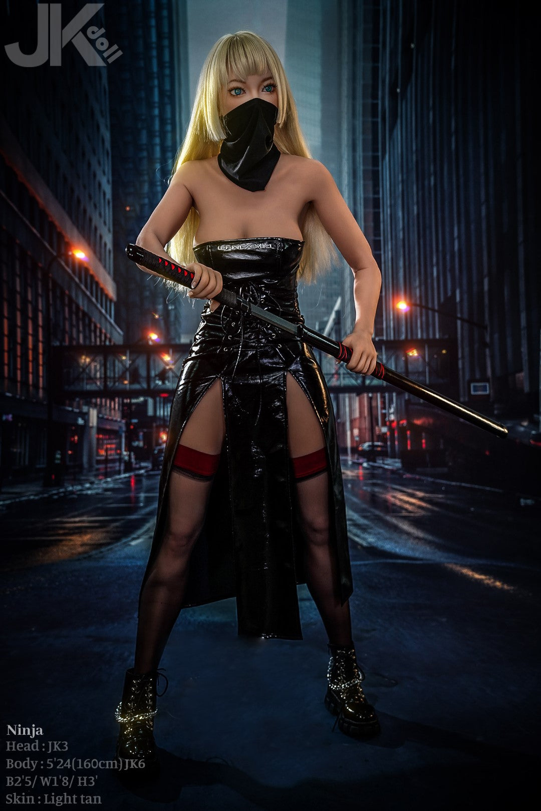 Νίντζα ​​σεξ κούκλα (JK-Doll 160 cm D-Cup JK3 TPE)