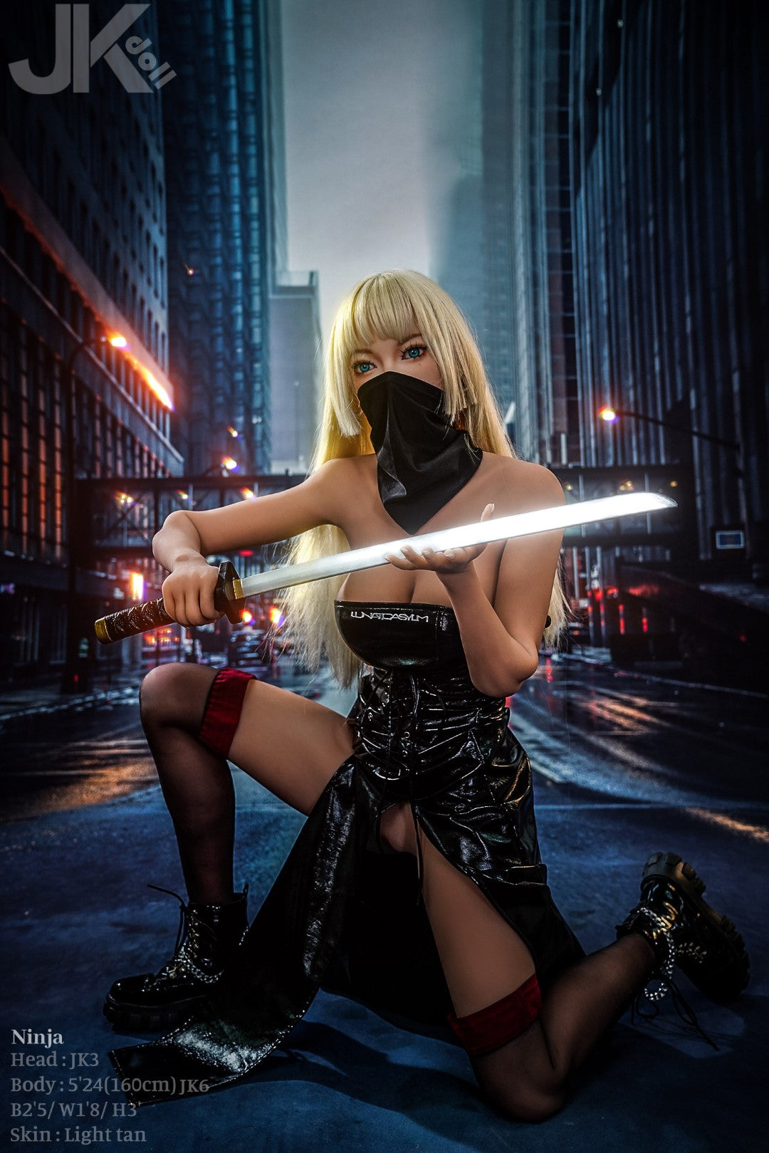 Νίντζα ​​σεξ κούκλα (JK-Doll 160 cm D-Cup JK3 TPE)