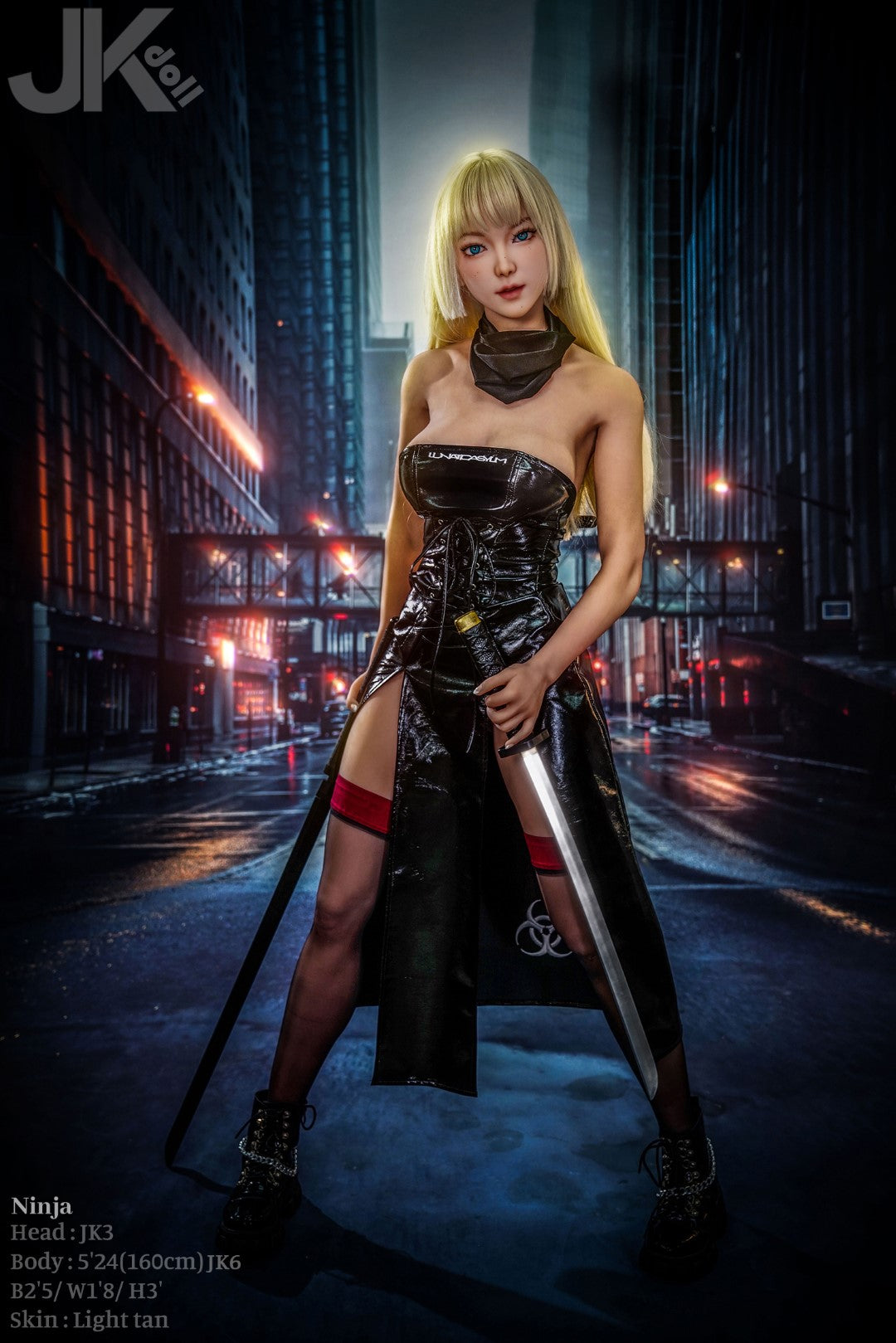 Νίντζα ​​σεξ κούκλα (JK-Doll 160 cm D-Cup JK3 TPE)
