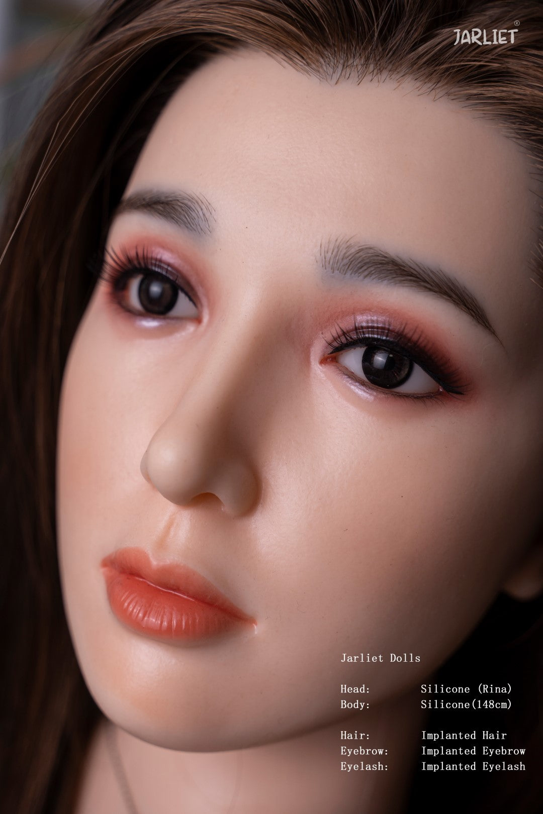 Ρίνα σεξ κούκλα (Jarliet Σιλικόνη E-Cup 148 cm)