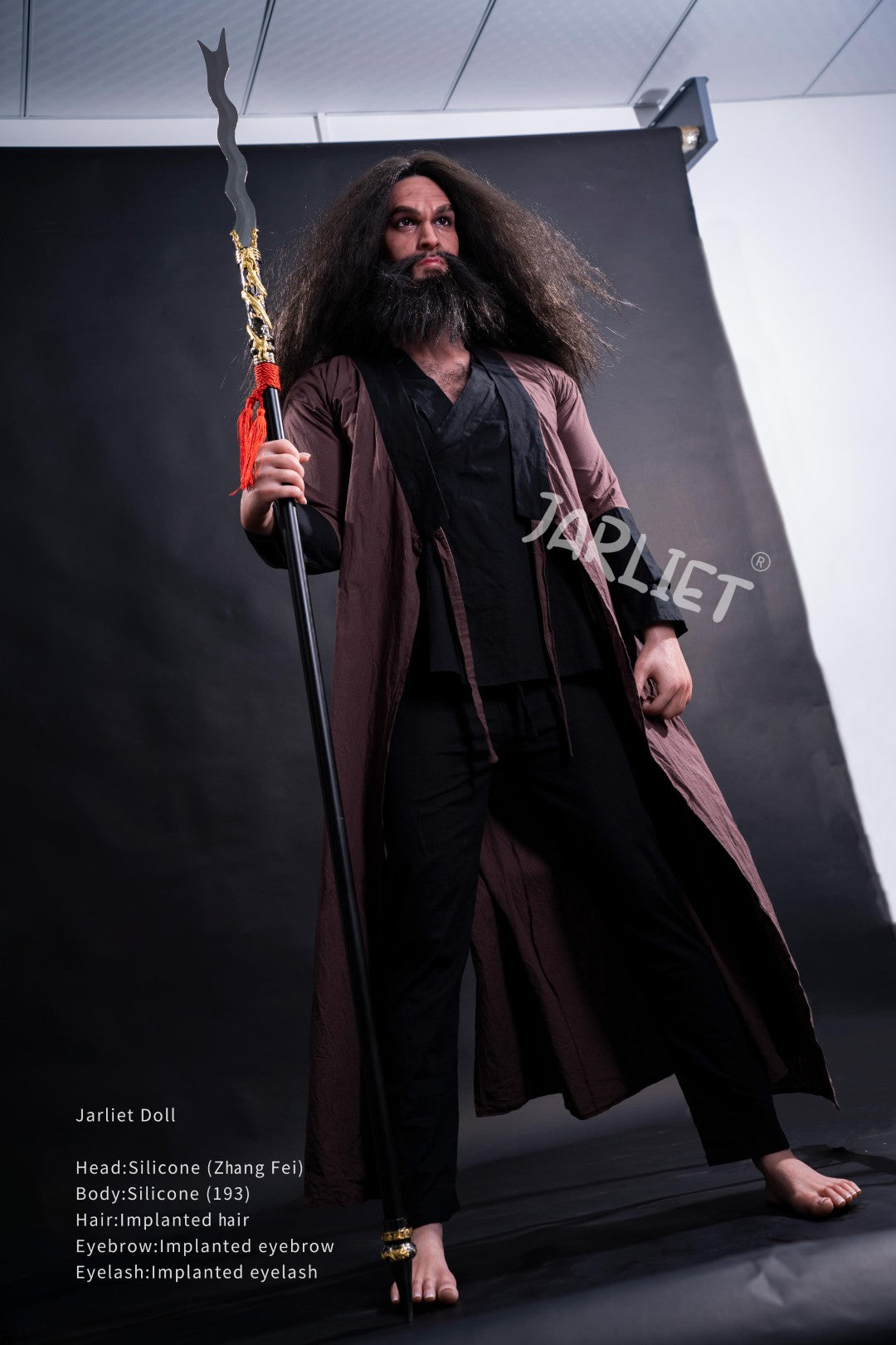Αρσενική κούκλα σεξ Zhang Fei από Jarliet - 193 cm ρεαλιστική κούκλα με μυϊκό σώμα