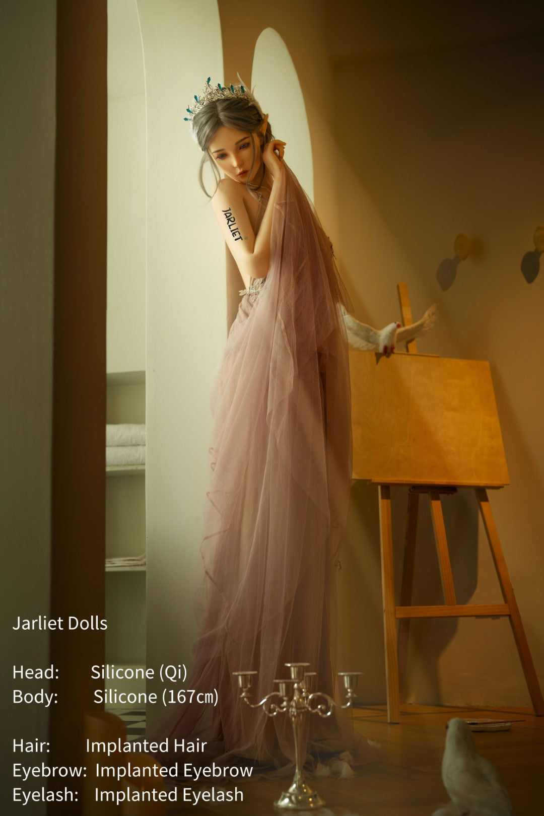 Qi Sex Doll (Jarliet Σιλικόνη B-Cup 167 cm)