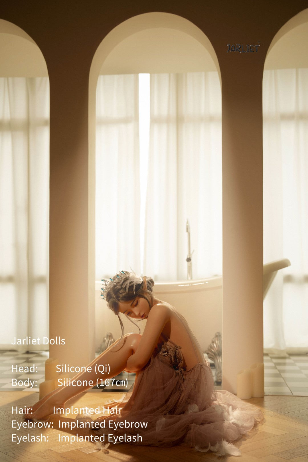 Qi Sex Doll (Jarliet Σιλικόνη B-Cup 167 cm)
