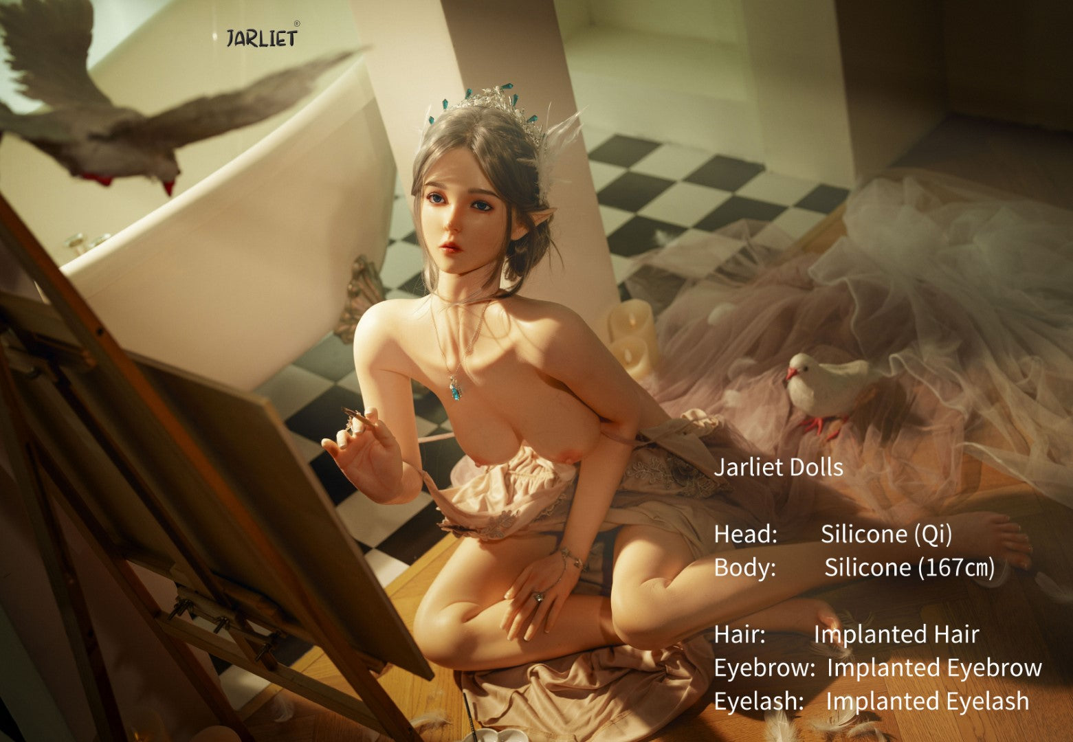 Qi Sex Doll (Jarliet Σιλικόνη B-Cup 167 cm)