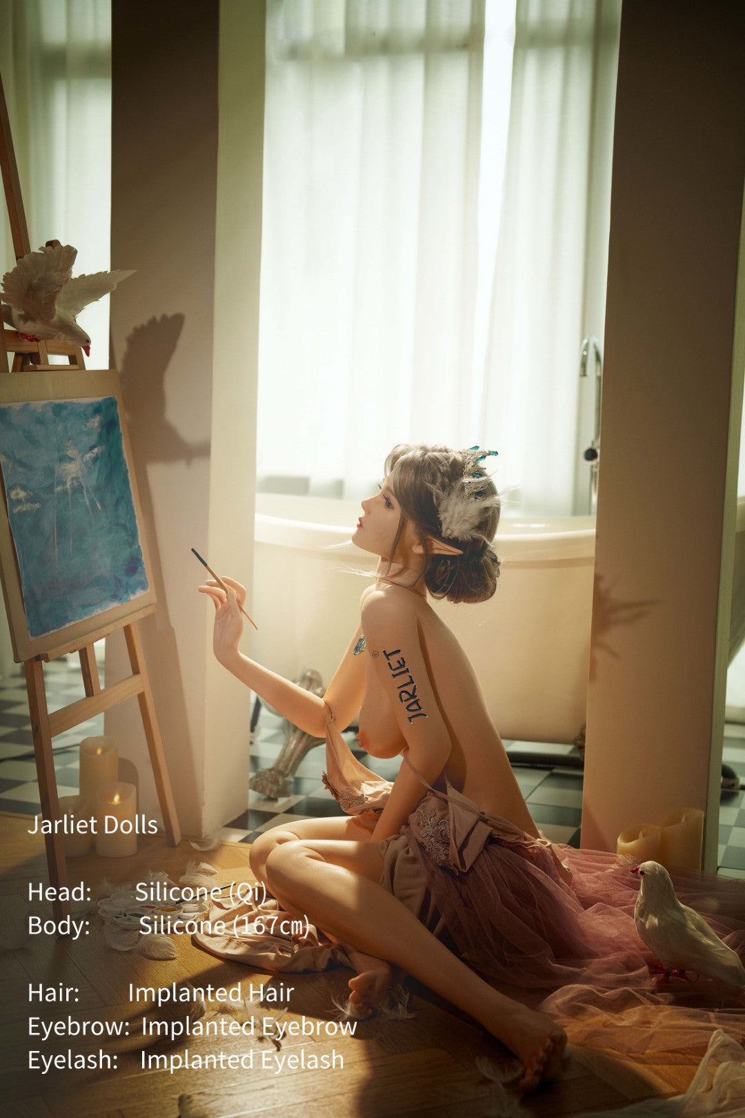 Qi Sex Doll (Jarliet Σιλικόνη B-Cup 167 cm)