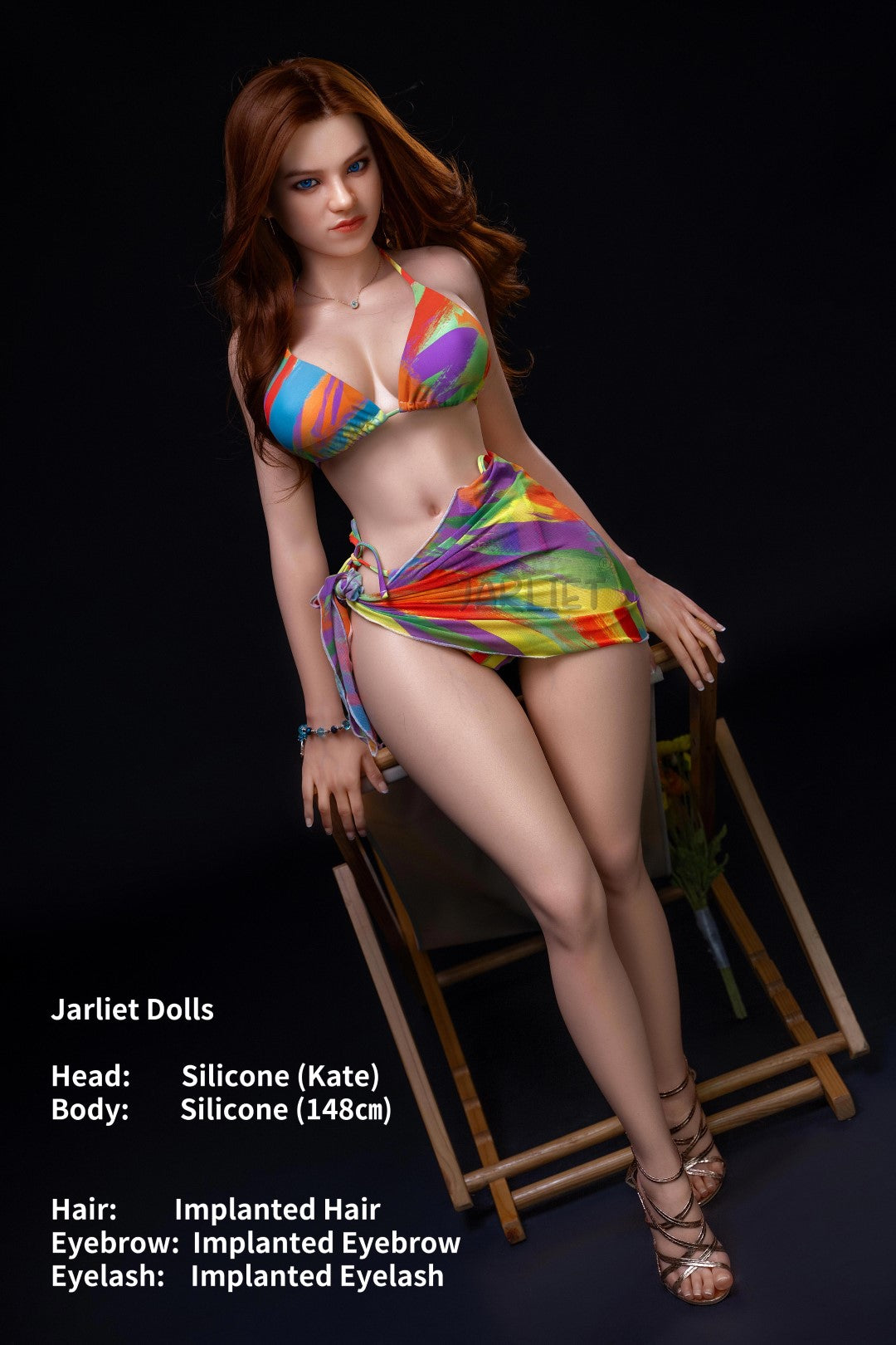 Κέιτ σεξ κούκλα (Jarliet Σιλικόνη E-Cup 148 cm)