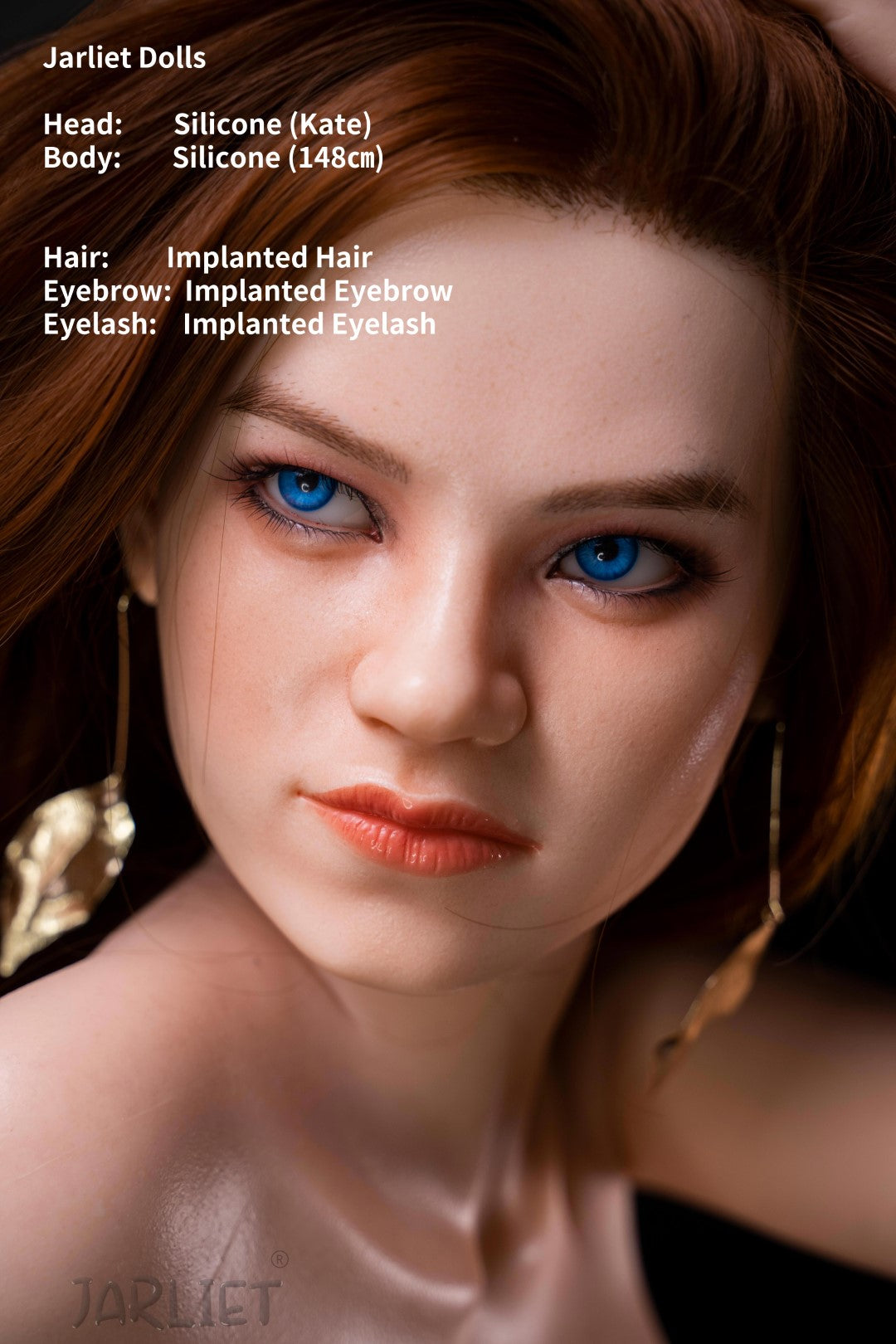 Κέιτ σεξ κούκλα (Jarliet Σιλικόνη E-Cup 148 cm)