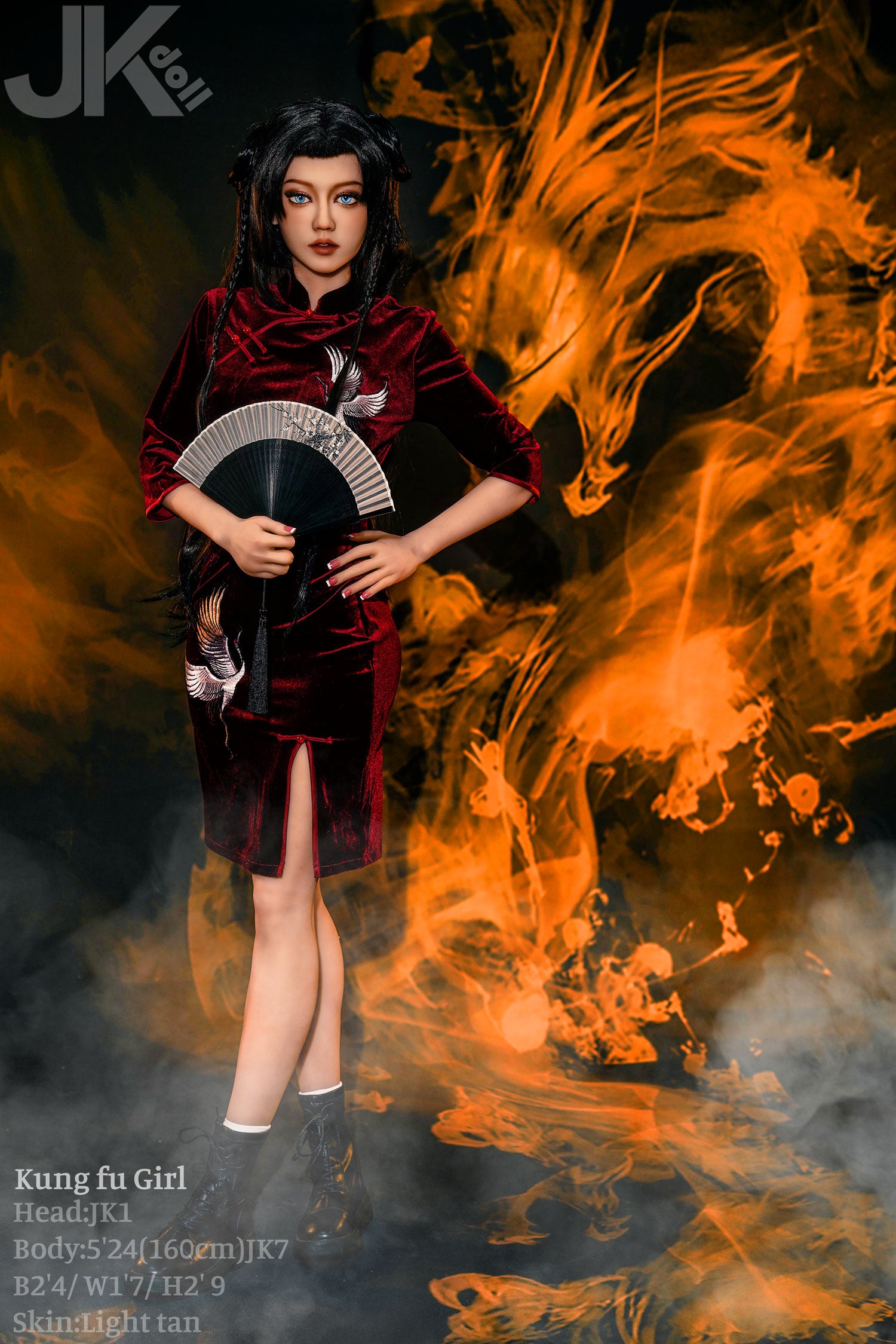 Ku fung κορίτσι σεξ κούκλα (JK-Doll 160 cm D-Cup JK1 TPE)