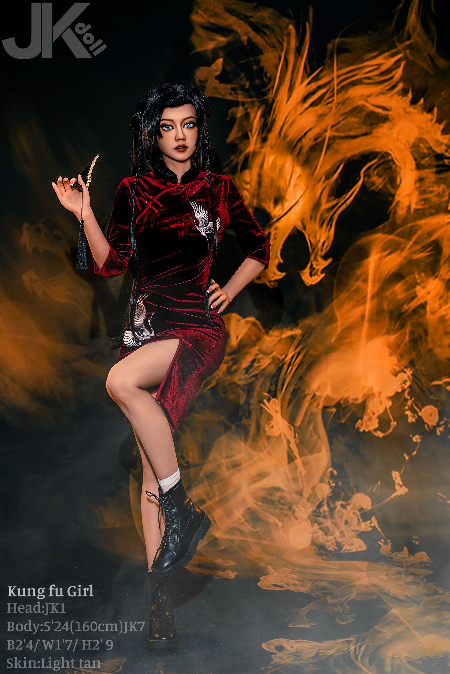 Ku fung κορίτσι σεξ κούκλα (JK-Doll 160 cm D-Cup JK1 TPE)