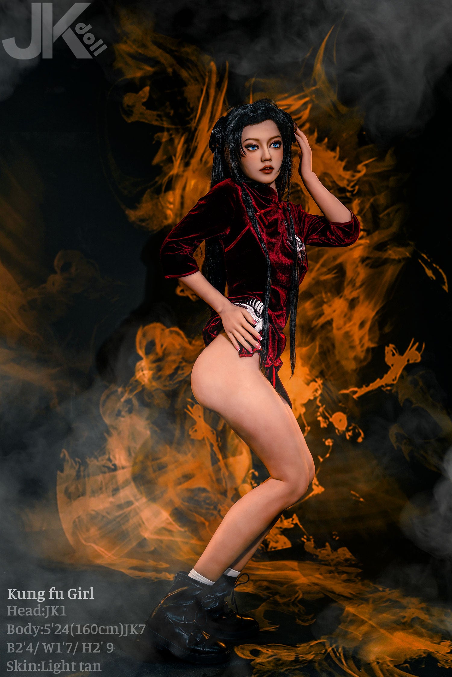 Ku fung κορίτσι σεξ κούκλα (JK-Doll 160 cm D-Cup JK1 TPE)