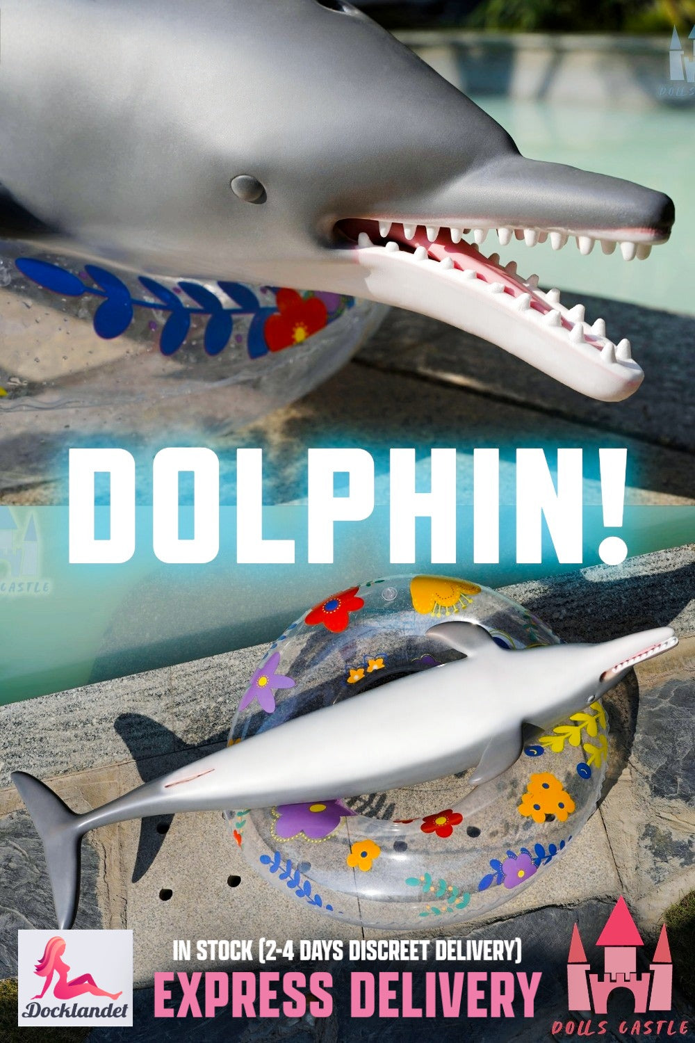 Dolphin Sex Doll (Dolls Castle 130 cm σιλικόνη) EXPRESS