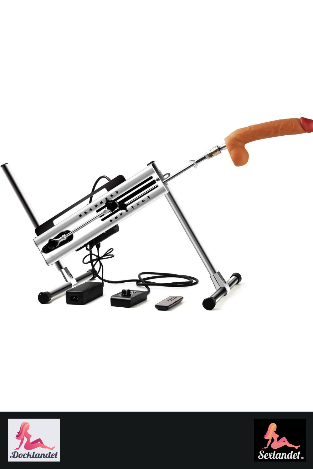 Επαγγελματικό Sex Machine με Ρυθμιζόμενη Ταχύτητα & Διπλό Έλεγχο - Μοτέρ 120W