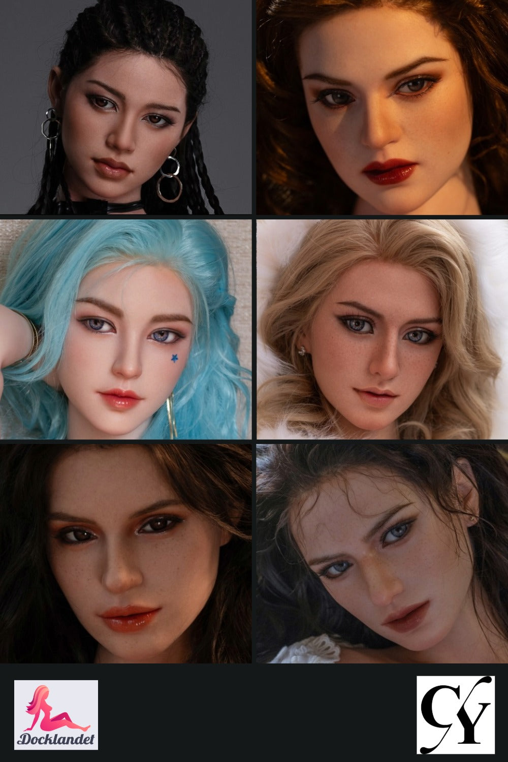 Επιπλέον κεφάλι (TOP-CYDoll Πρωτότυπο σιλικόνης)