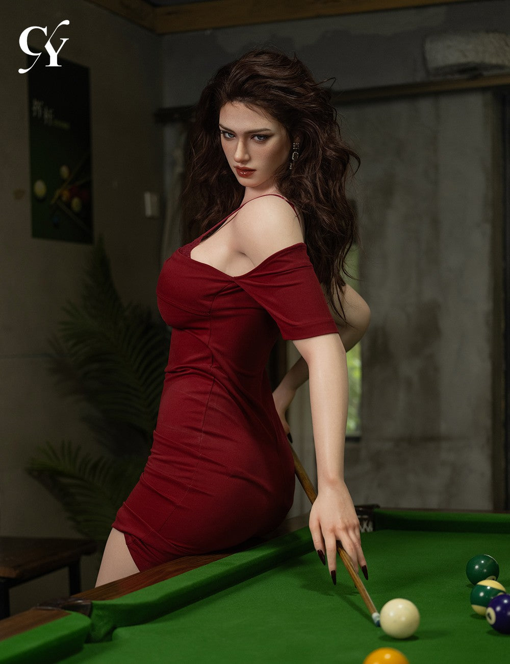 Elva κούκλα του σεξ (TOP CYDOLL 176cm E-cup TPE+Σιλικόνη)