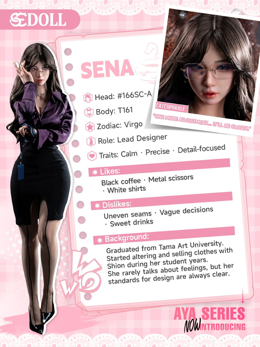 Sena.A Sex doll (SEDoll 161cm C-cup #166SC RST silicone)