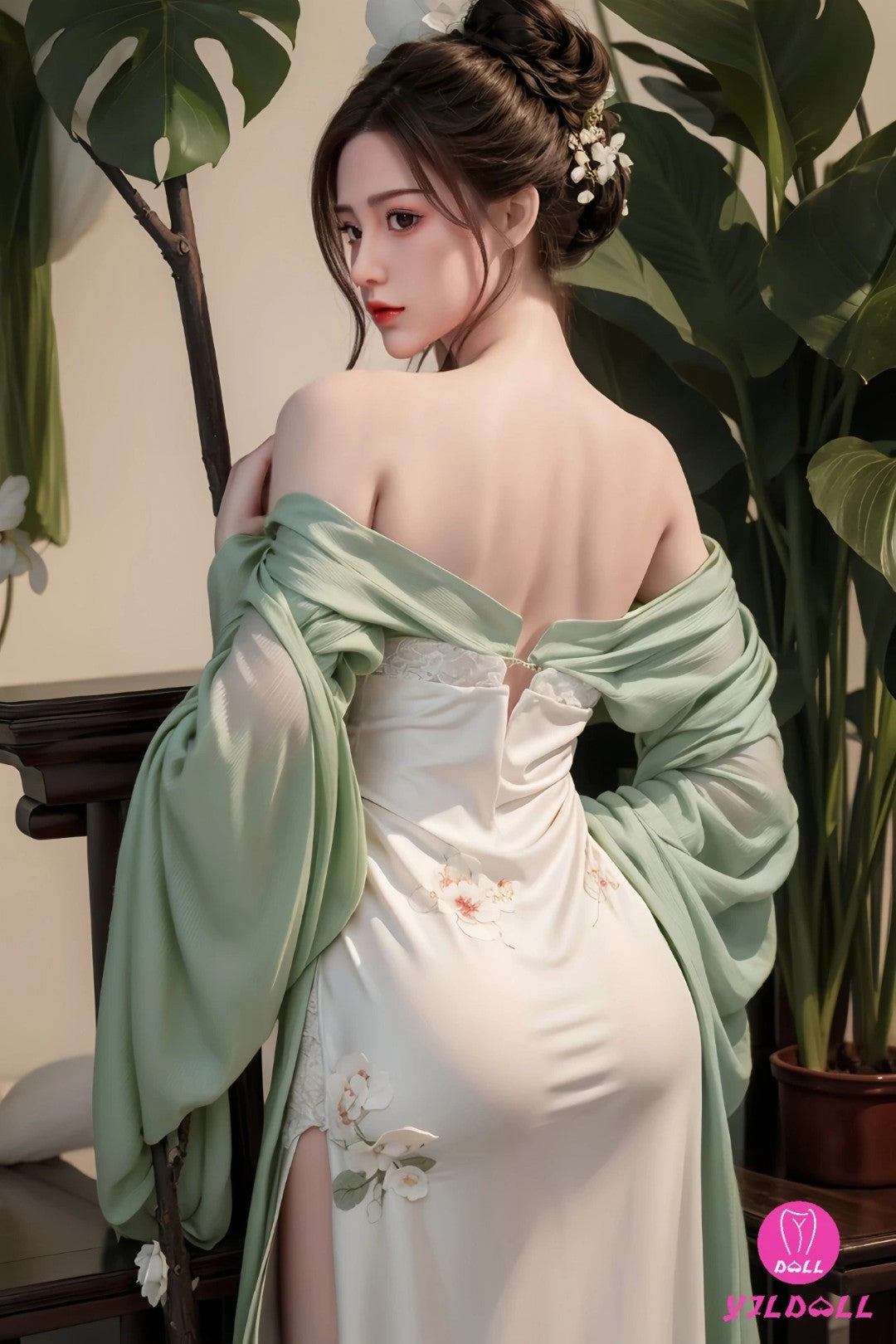 Fan Jing Sex Doll (YJL Doll 165cm D-Cup #449 σιλικόνη)