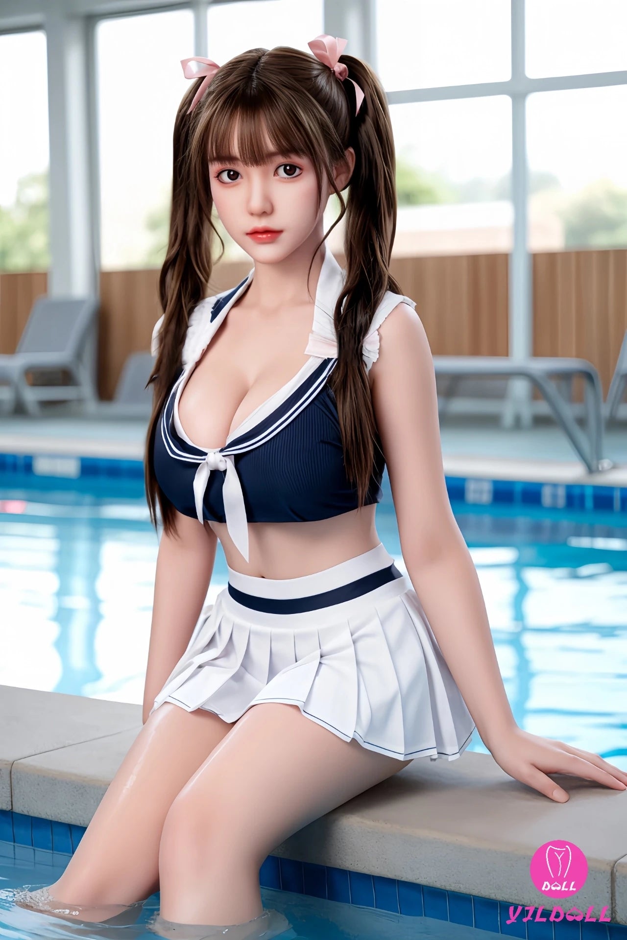 Gu Lan Sex Doll (YJL Doll 165cm D-Cup #410 σιλικόνη)