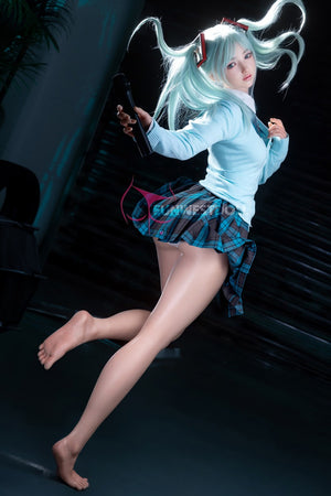 Hatsune Miko Sex doll (FunWest Doll 159cm A-cup #041S silicone)