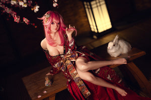 Yae Miko Sex Doll (BC-Doll 76cm E-Cup G01A σιλικόνη)
