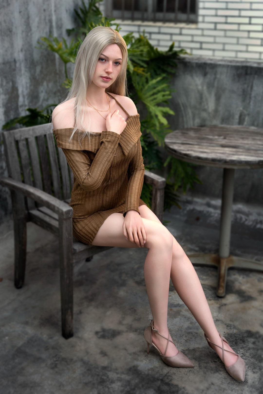 Evelina Sex Doll (Zelex 175cm E-Cup GE41-1 σιλικόνη)
