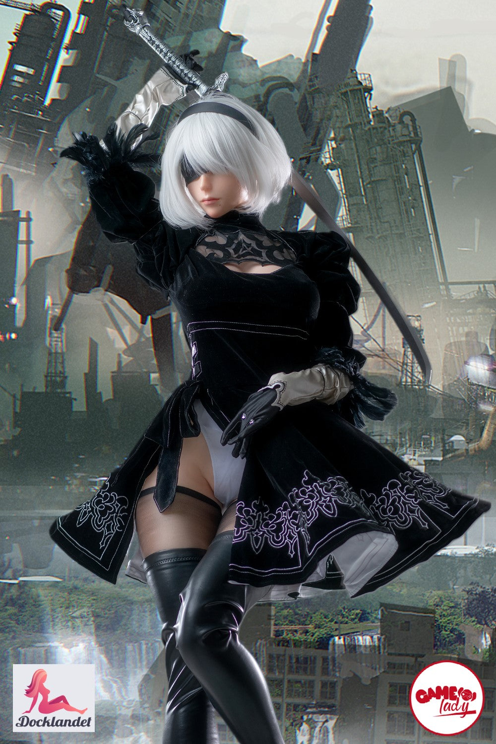Yorha 2B Sex Doll (Game Lady 171cm E-Cup No.18 Silicone)