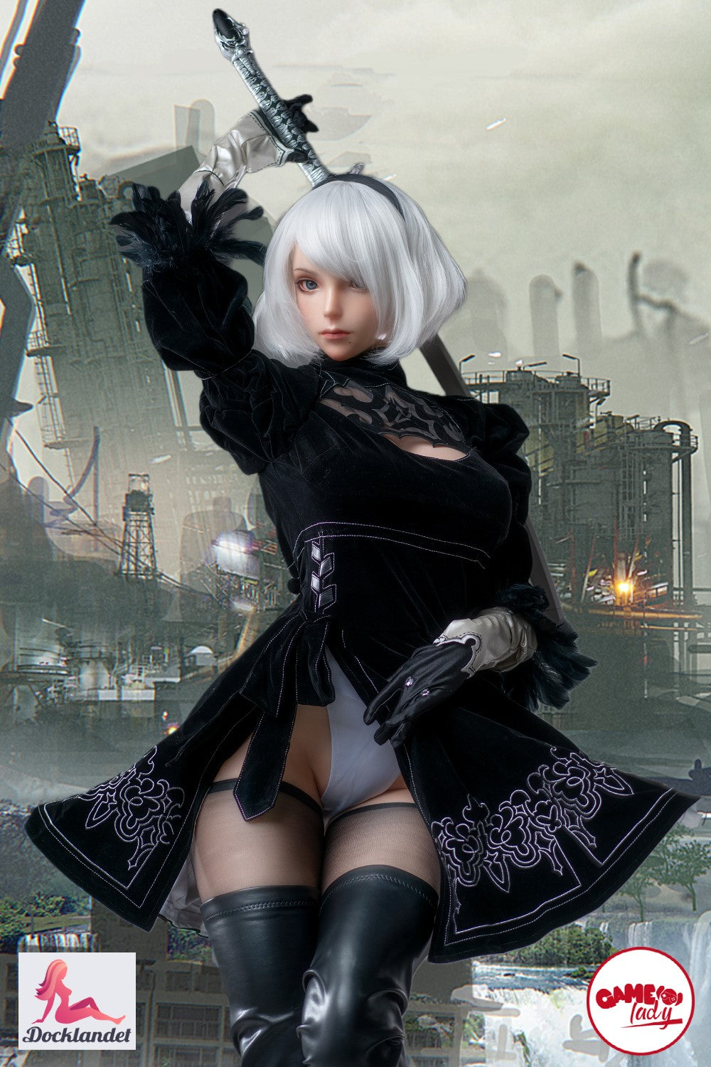 Yorha 2B Sex Doll (Game Lady Σιλικόνη 171 εκ. E-Cup No.18) EXPRESS