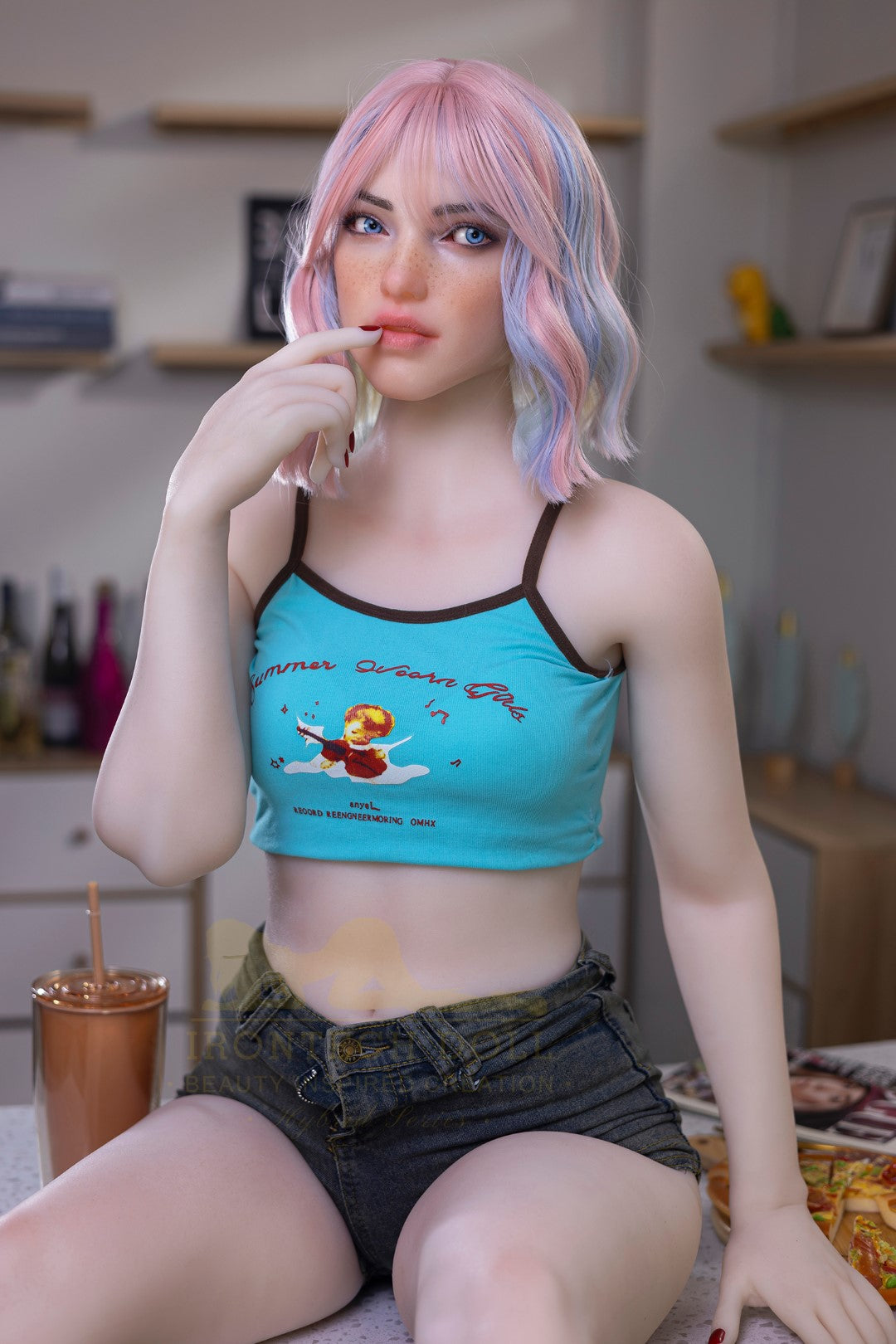 Heidi Sex Doll (Irontech Doll 162cm A-Cup S46 TPE+σιλικόνη)