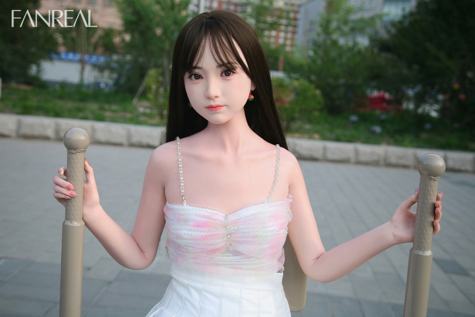Mo Sex Doll (FanReal Doll 153cm σιλικόνη B-Cup)
