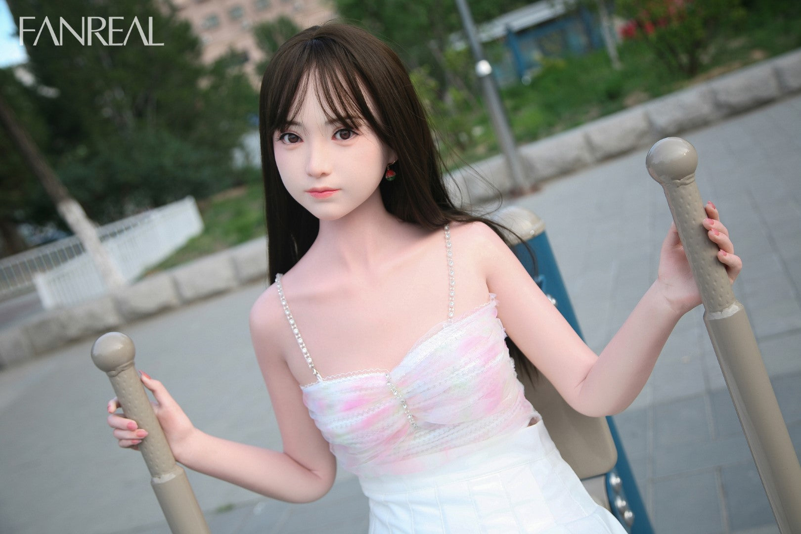 Mo Sex Doll (FanReal Doll 153cm σιλικόνη B-Cup)