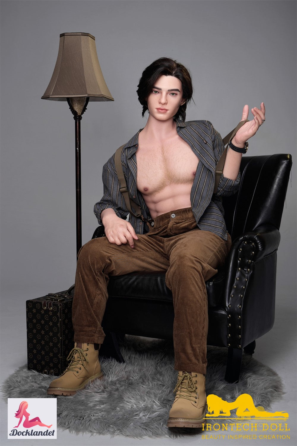 Η αρσενική σεξουαλική κούκλα του Luca (Irontech Doll 170cm M9 σιλικόνη)
