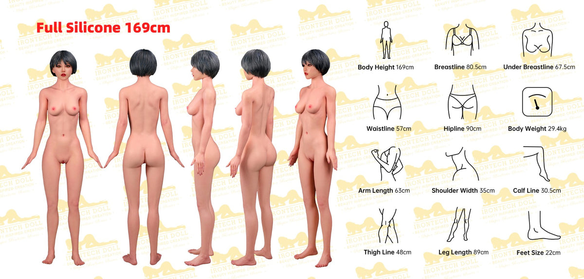 Layla Sex Doll (Irontech Doll Σιλικόνη 169cm C-cup S39) EXPRESS