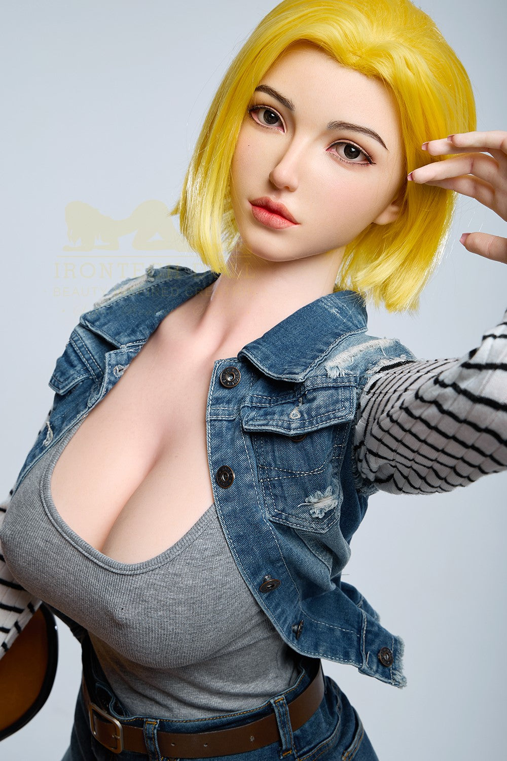 Joline Android 18 Sex Doll (Irontech Doll Σιλικόνη 159cm G-Cup S41)