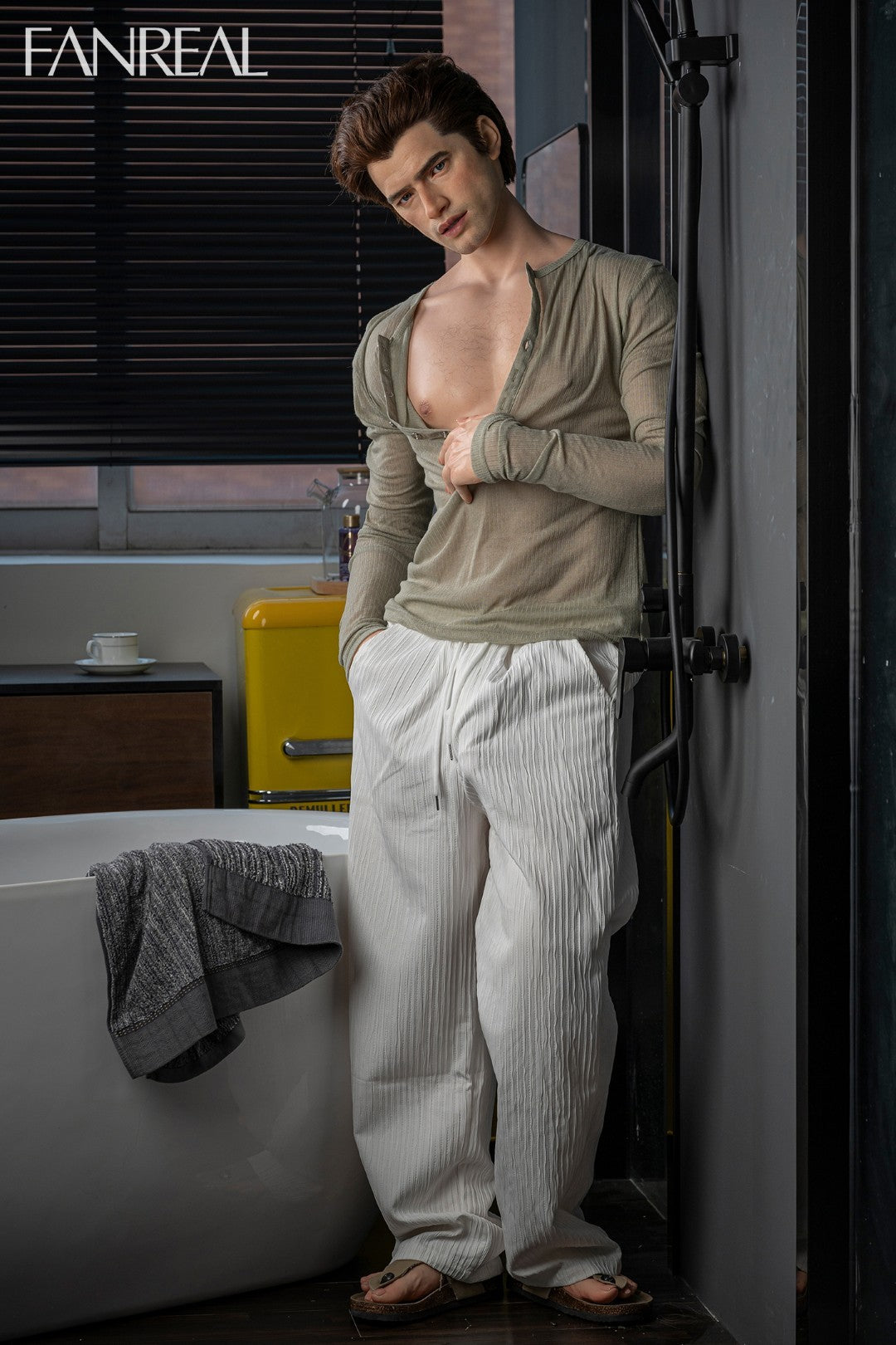 Ανδρική κούκλα σεξ Carter (FanReal Doll 173 cm σιλικόνη)