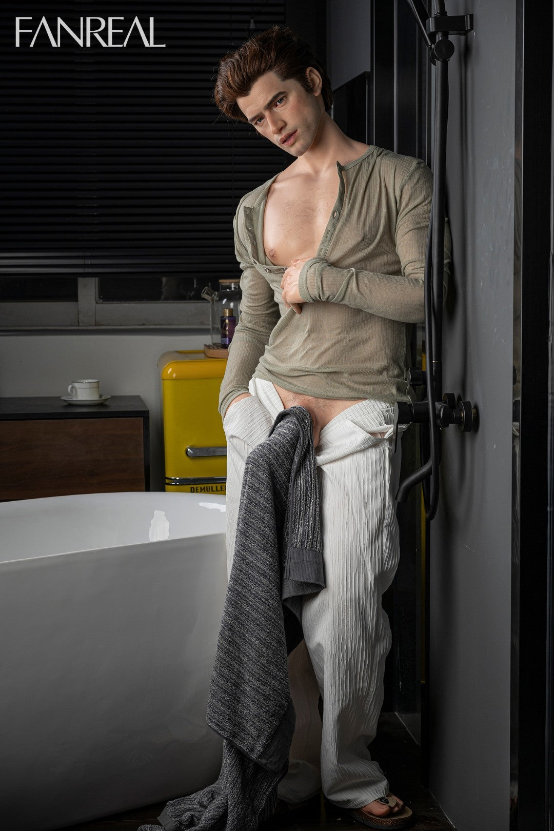 Ανδρική κούκλα σεξ Carter (FanReal Doll 173 cm σιλικόνη)