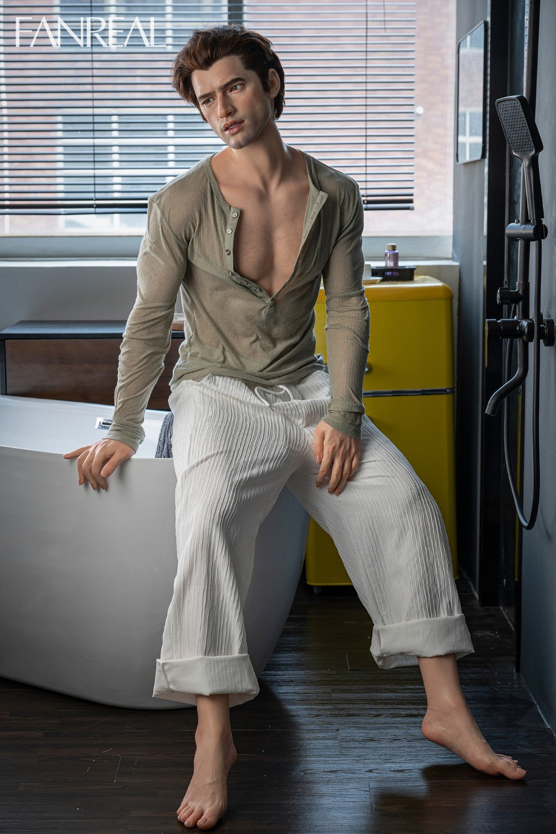 Ανδρική κούκλα σεξ Carter (FanReal Doll 173 cm σιλικόνη)