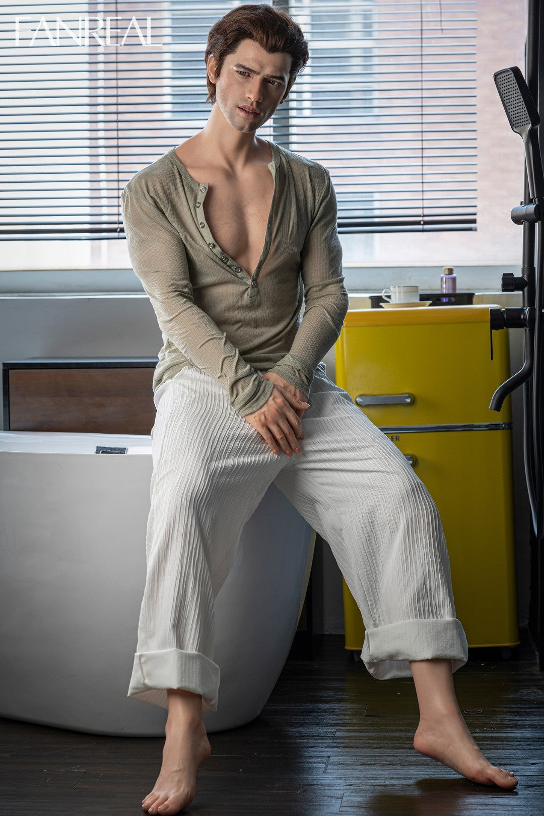 Ανδρική κούκλα σεξ Carter (FanReal Doll 173 cm σιλικόνη)