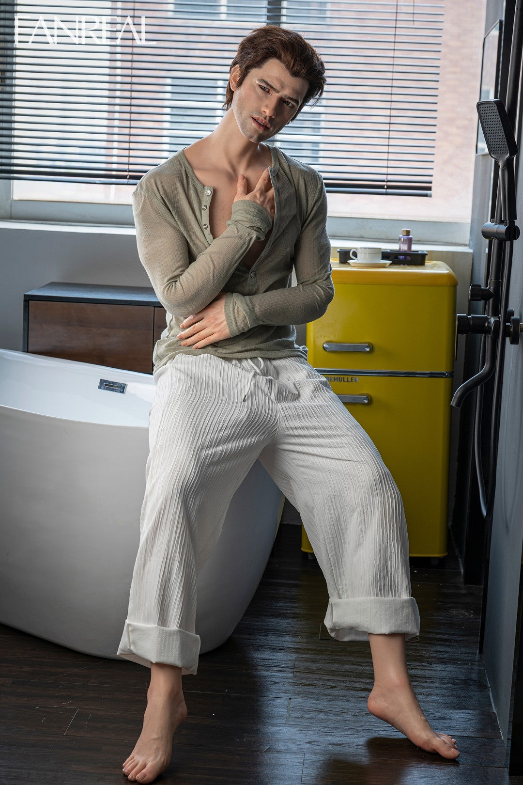 Ανδρική κούκλα σεξ Carter (FanReal Doll 173 cm σιλικόνη)