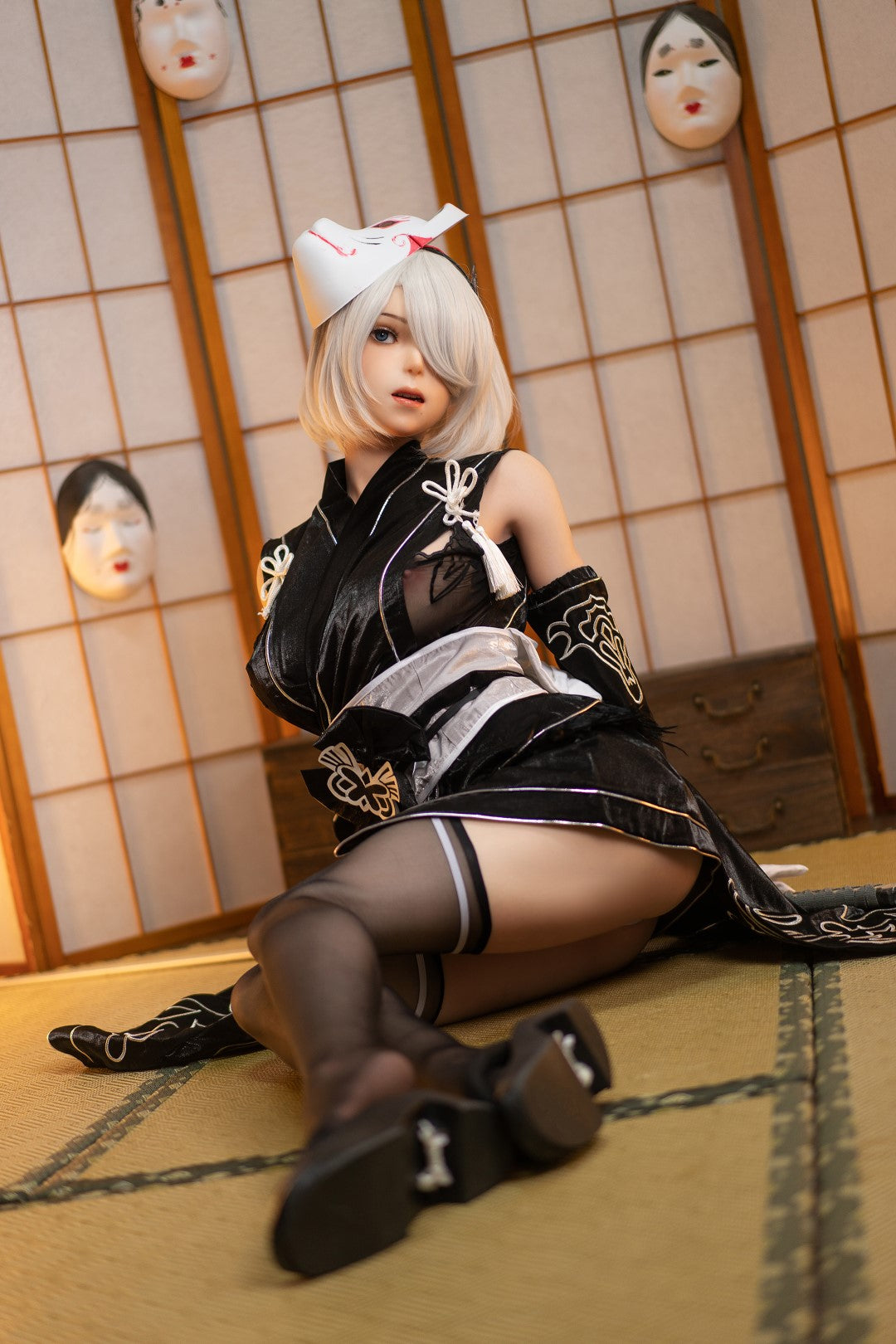 Yorha 2B Sex Doll (Game Lady Σιλικόνη 171cm E-Kupa No.24)
