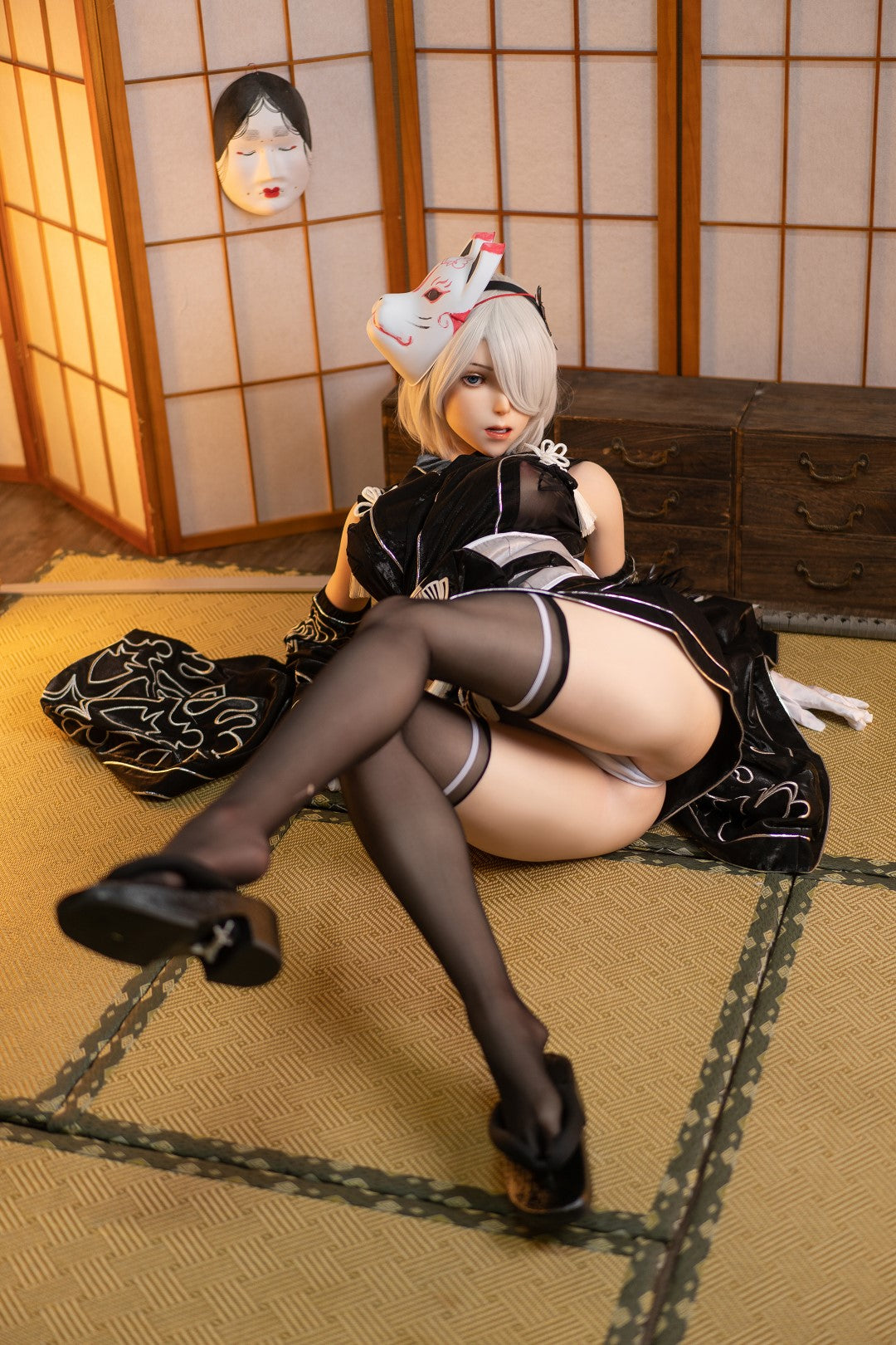 Yorha 2B Sex Doll (Game Lady Σιλικόνη 171cm E-Kupa No.24)